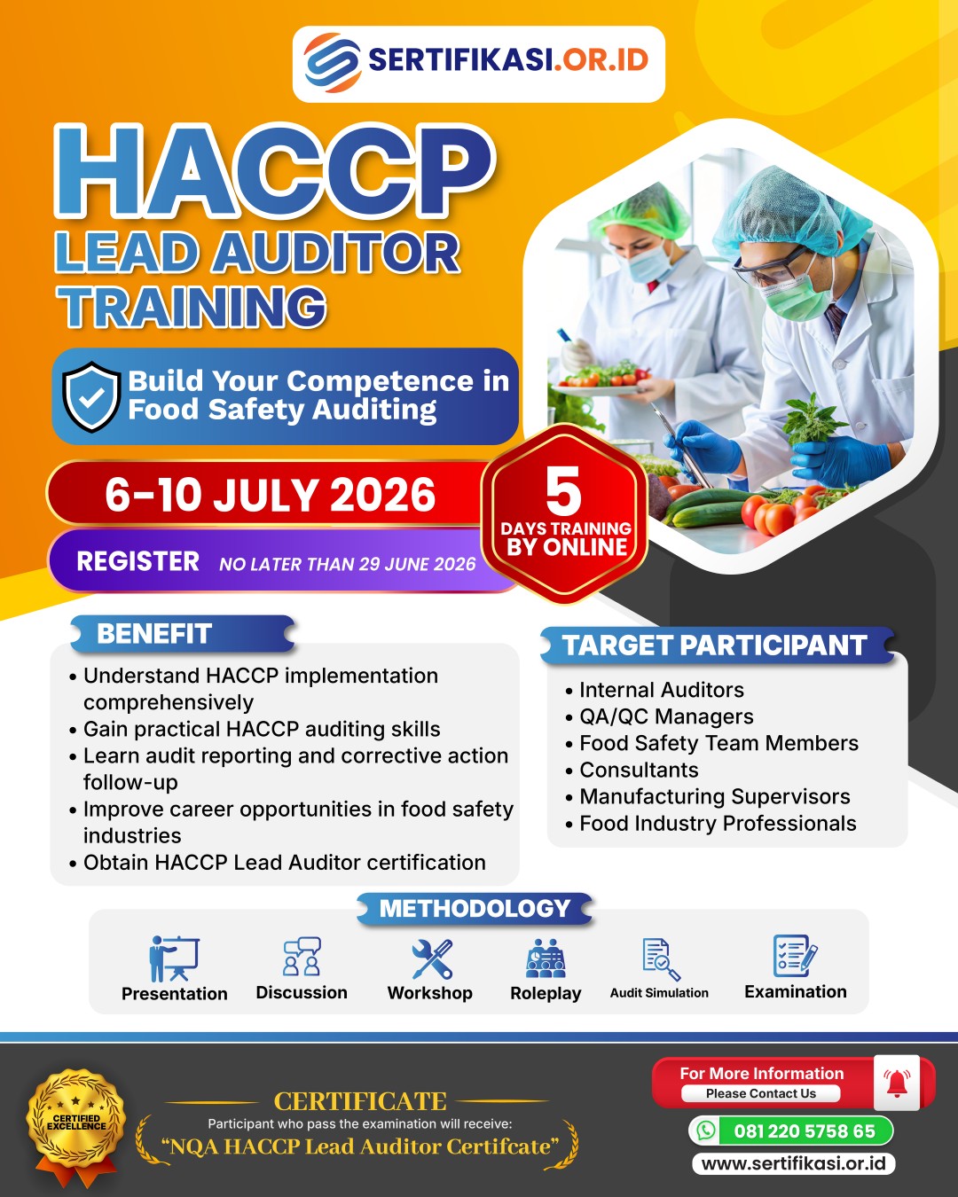 HACCP Lead Auditor Training